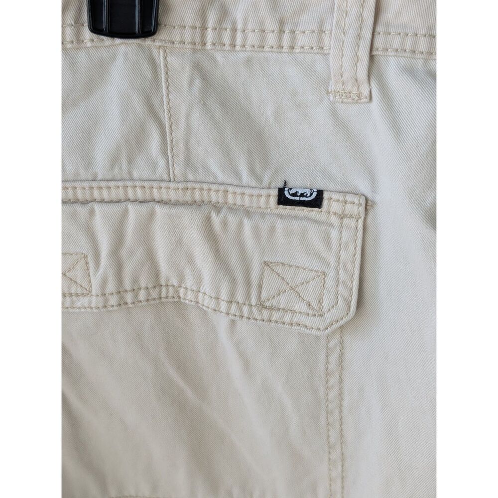 Y2k Ecko Unltd. Baggy Cargo Shorts Cream Men's Size 40 - Picture 13 of 13